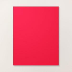 POPPY PARADE 8-1/2" X 11" CARDSTOCK