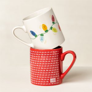 FALALALA HOLIDAY MUG DUO