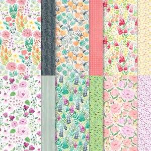 FLORALS IN BLOOM 12" X 12" (30.5 X 30.5 CM) DESIGNER SERIES PAPER