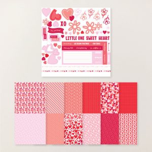 MADE WITH LOVE DESIGNER SERIES PAPER & STICKER SHEET (ENGLISH)