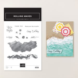 ROLLING WAVES PHOTOPOLYMER STAMP SET