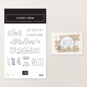 CUTEST CREW PHOTOPOLYMER STAMP SET (ENGLISH)