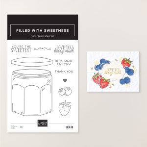 FILLED WITH SWEETNESS PHOTOPOLYMER STAMP SET (ENGLISH)