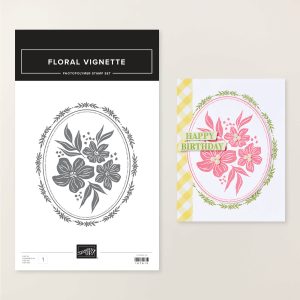 FLORAL VIGNETTE PHOTOPOLYMER STAMP SET