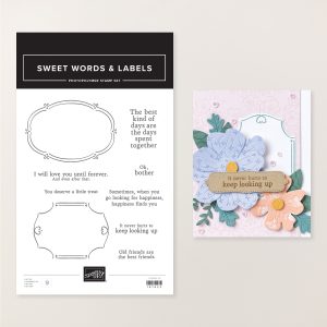 SWEET WORDS & LABELS PHOTOPOLYMER STAMP SET (ENGLISH)