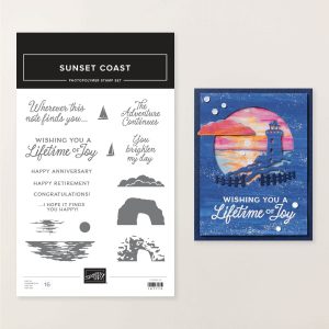 SUNSET COAST PHOTOPOLYMER STAMP SET (ENGLISH)