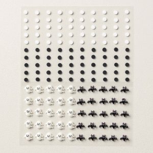 ADHESIVE-BACKED BATS GHOSTS & DOTS