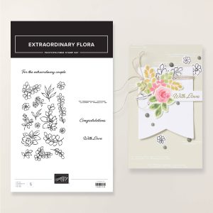 EXTRAORDINARY FLORA PHOTOPOLYMER STAMP SET (ENGLISH)