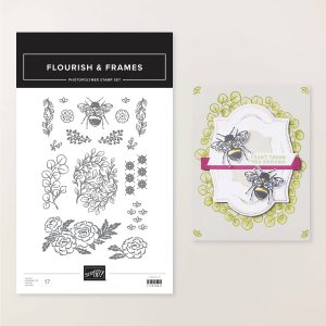 FLOURISH & FRAMES PHOTOPOLYMER STAMP SET
